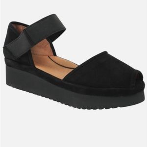 L'Amour Des Pieds Amadour Platform Peeptoe Size 8.5